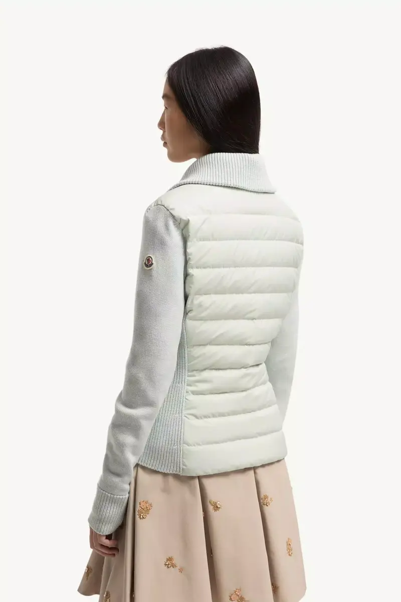 Moncler Padded Wool Zip-up Cardigan | Thumbnail 6