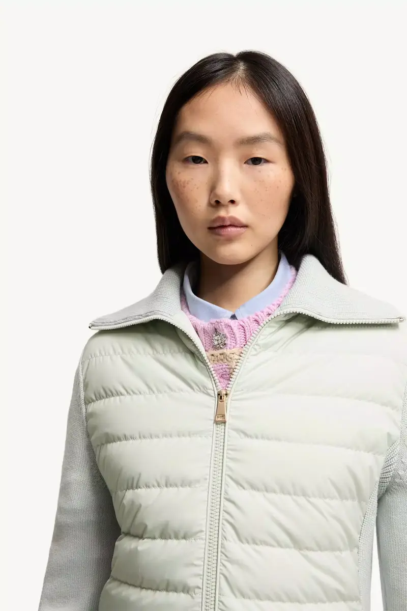 Moncler Padded Wool Zip-up Cardigan | Thumbnail 7