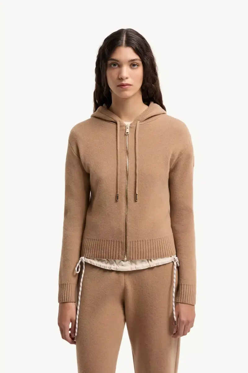 Moncler Cashmere & Wool Zip-up Hoodie | Thumbnail 5 Moncler Cashmere & Wool Zip-up Hoodie | Thumbnail 5