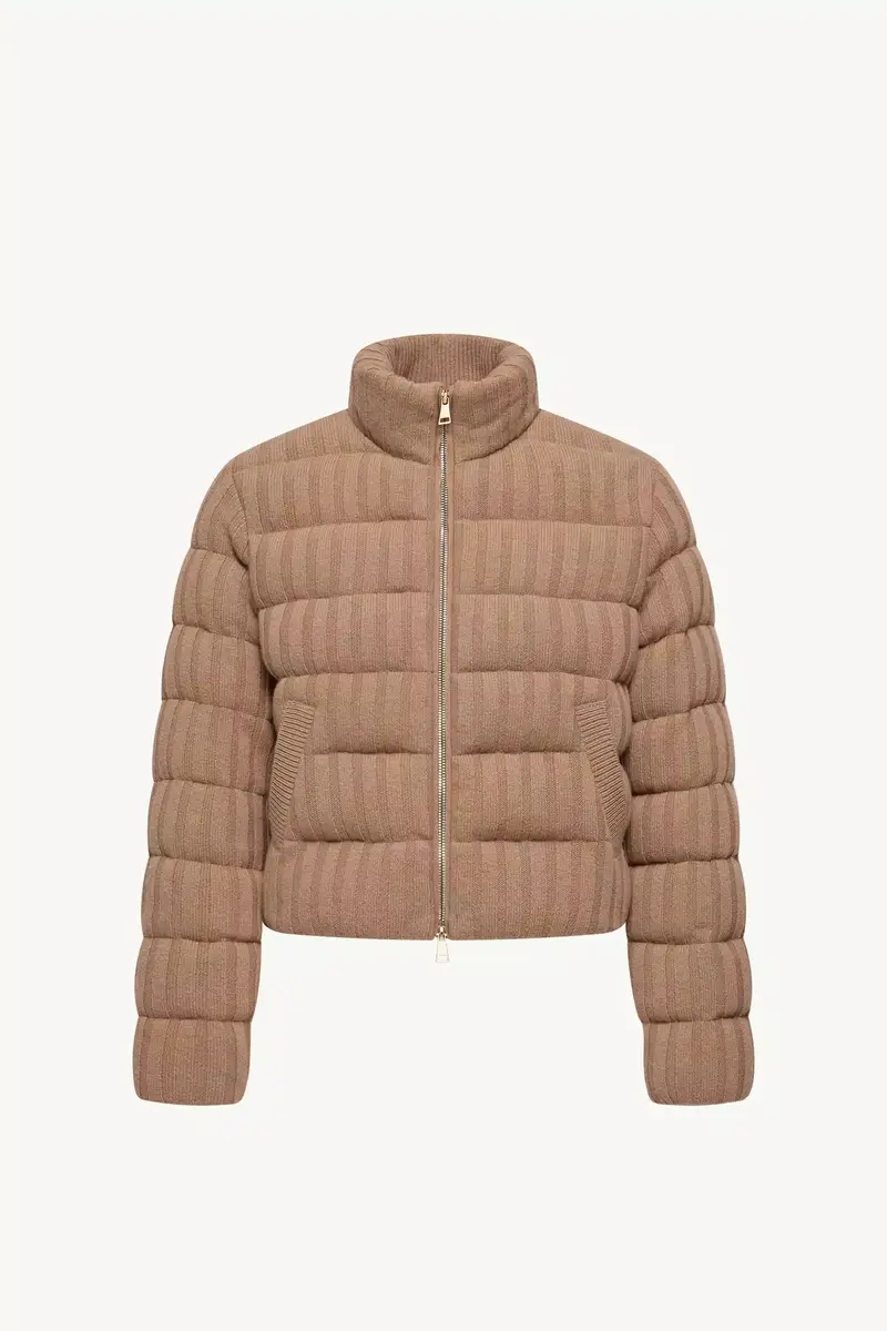 Moncler Wool & Cashmere Blend Padded Cardigan | Thumbnail 2 Moncler Wool & Cashmere Blend Padded Cardigan | Thumbnail 2