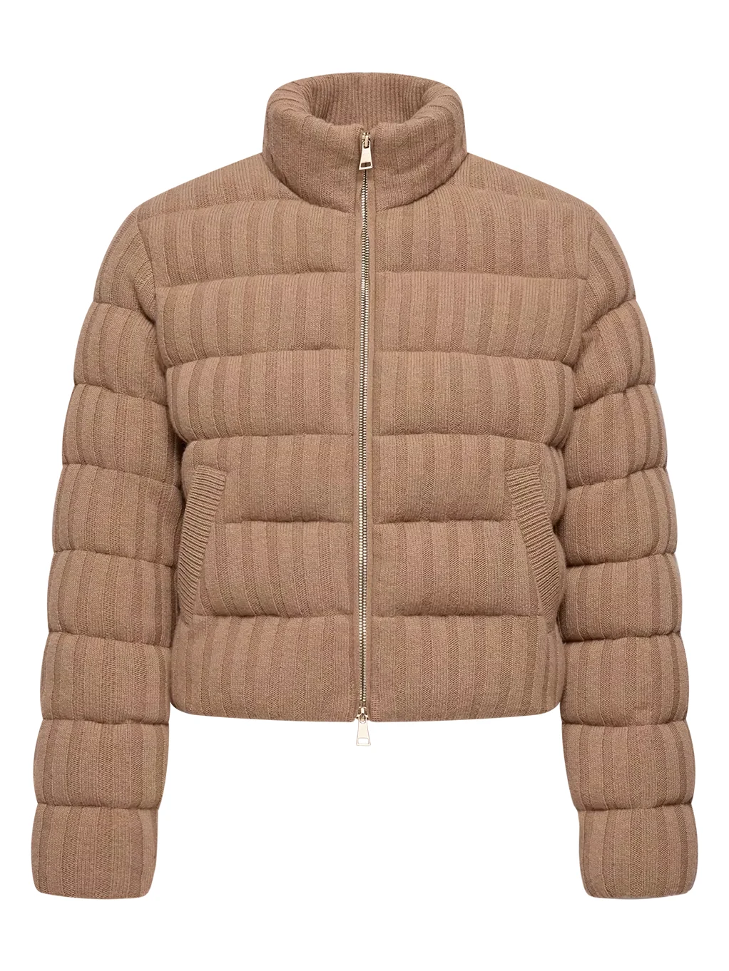 Wool & Cashmere Blend Padded Cardigan Wool & Cashmere Blend Padded Cardigan