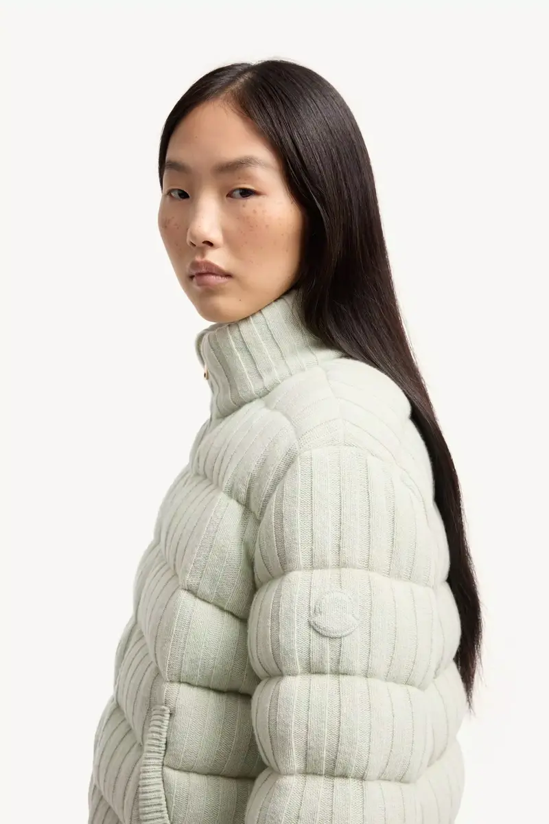Moncler Wool & Cashmere Blend Padded Cardigan | Thumbnail 4