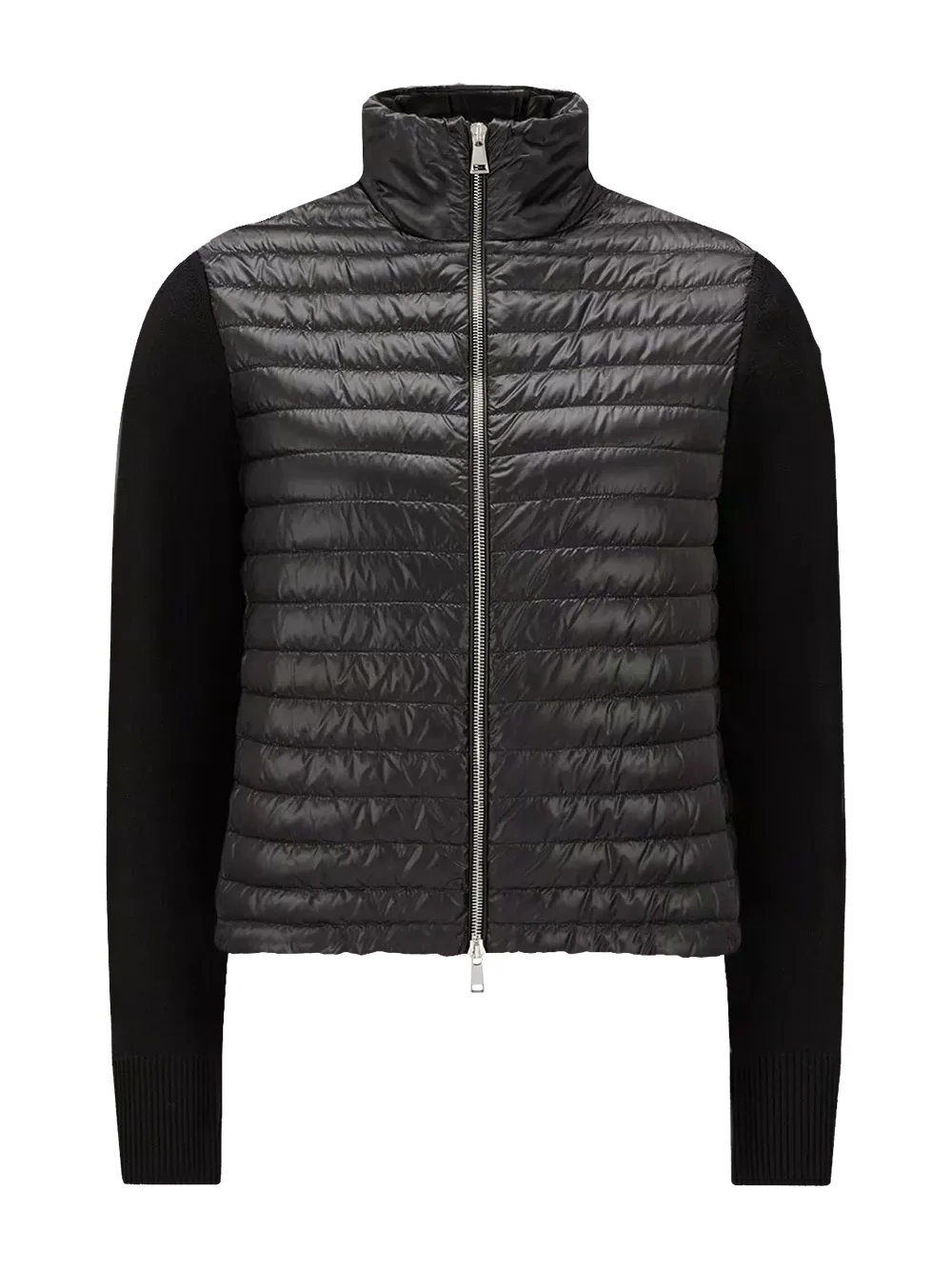 Padded Wool Zip-up Cardigan Padded Wool Zip-up Cardigan