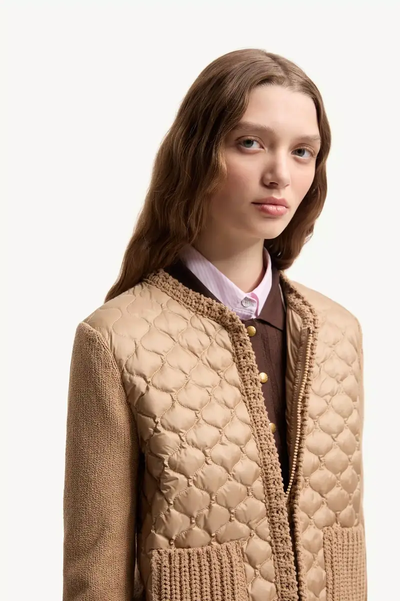 Moncler Geometric-quilted Padded Zip-up Cardigan | Thumbnail 7 Moncler Geometric-quilted Padded Zip-up Cardigan | Thumbnail 7