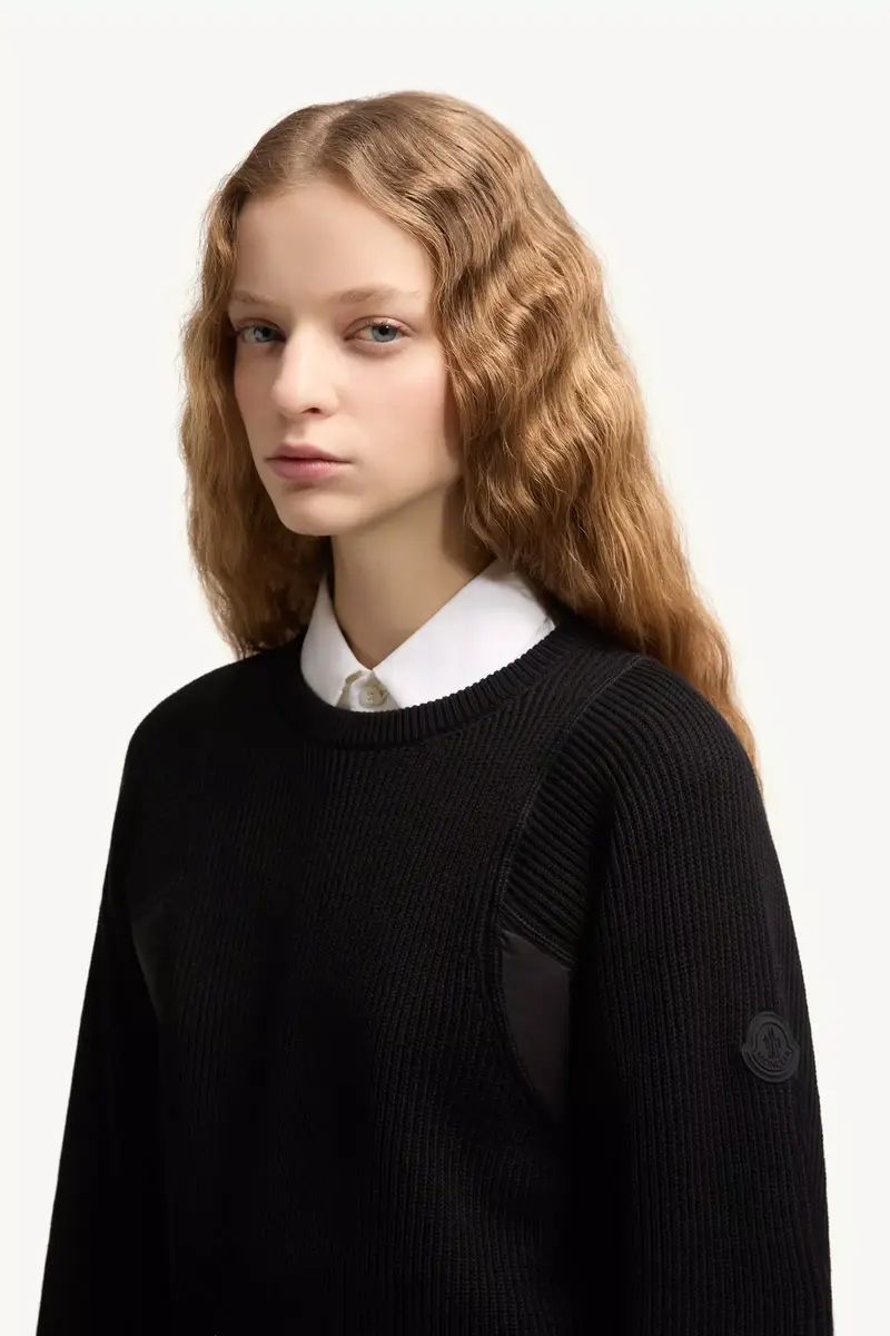 Moncler Cotton Sweater | Thumbnail 4 Moncler Cotton Sweater | Thumbnail 4
