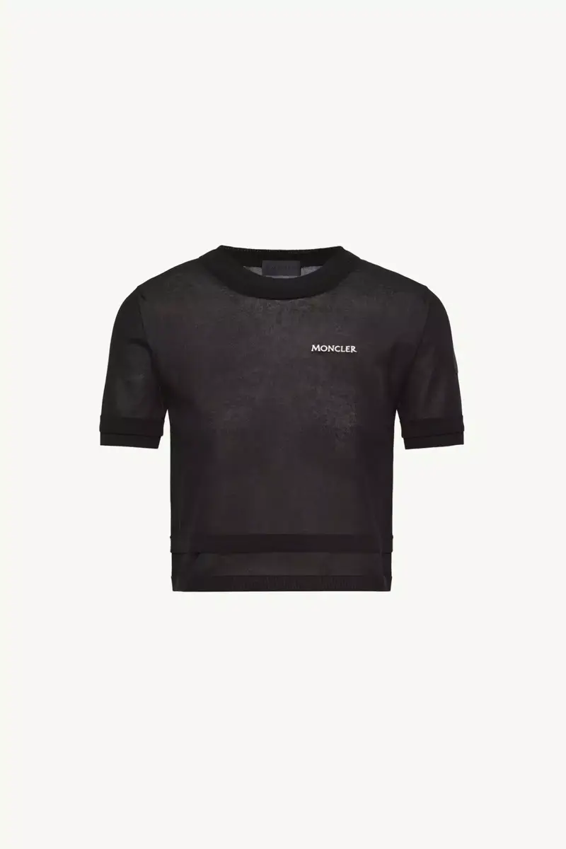 Moncler Double-trimmed Cotton T-shirt | Thumbnail 2