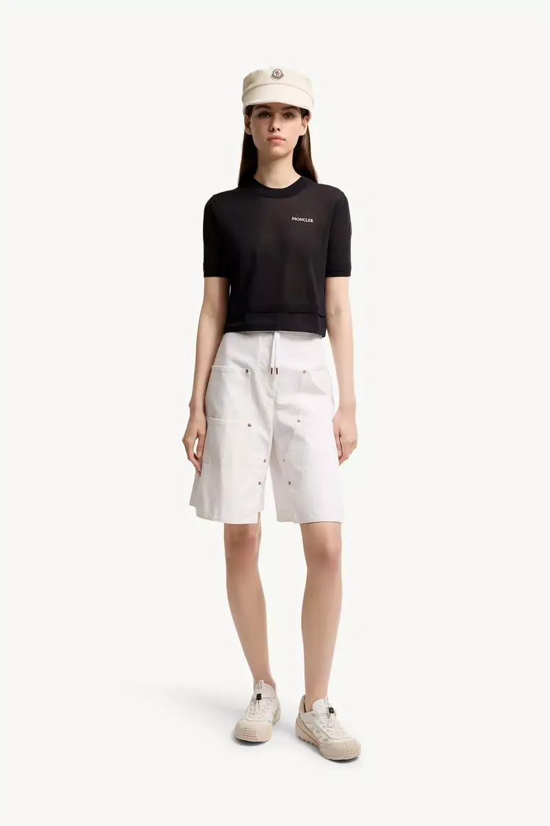 Moncler Double-trimmed Cotton T-shirt | Thumbnail 3