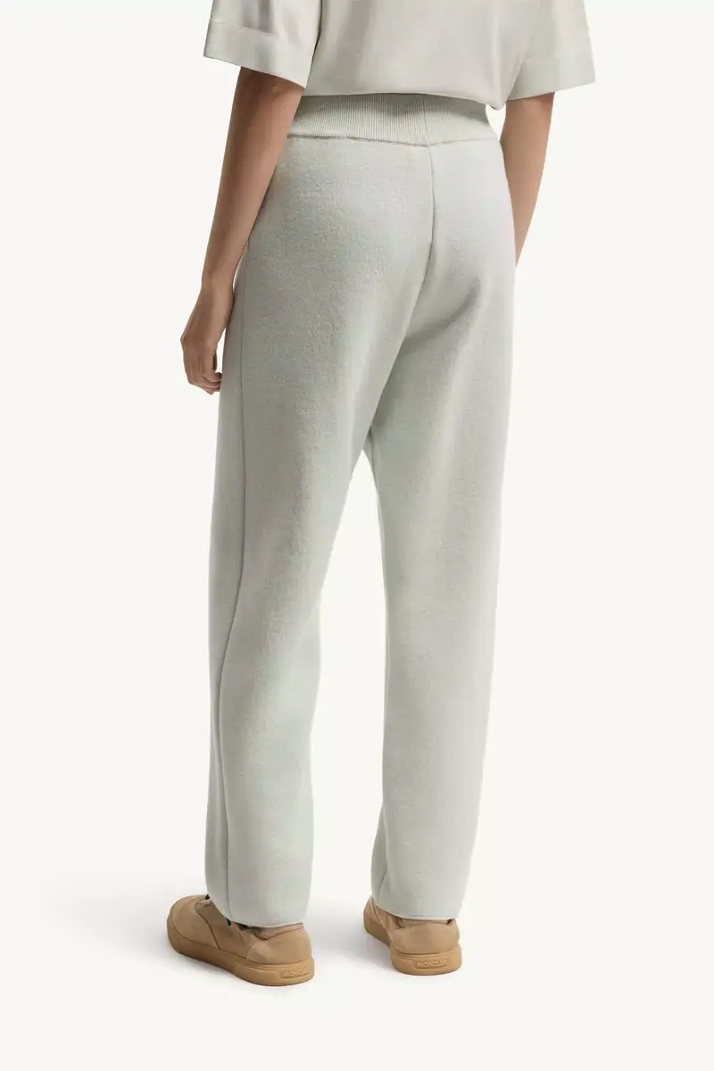 Moncler Wool & Cashmere Blend Cropped Jogging Pants | Thumbnail 5 Moncler Wool & Cashmere Blend Cropped Jogging Pants | Thumbnail 5