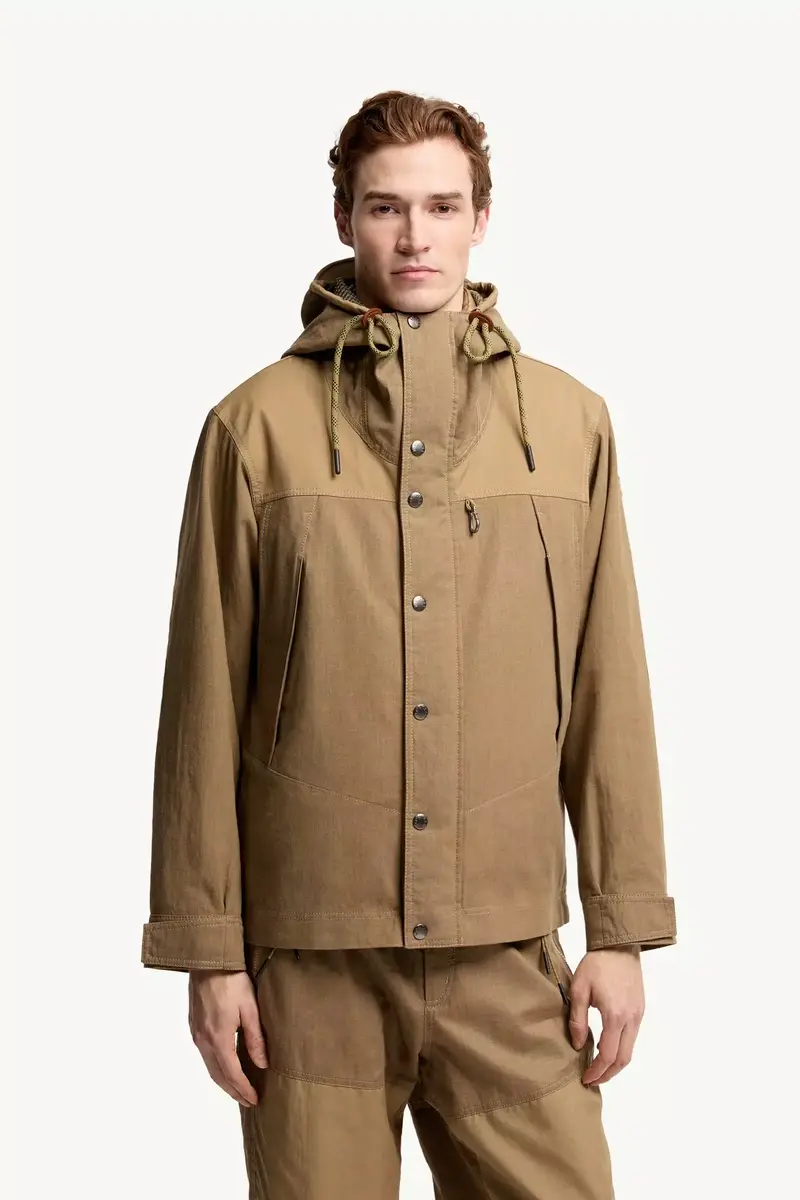 Moncler Grenoble Givors Linen Hooded Jacket | Thumbnail 5 Moncler Grenoble Givors Linen Hooded Jacket | Thumbnail 5