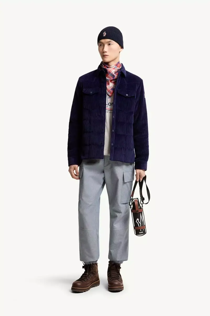 Moncler Grenoble Gelt Corduroy Down Shirt Jacket | Thumbnail 3