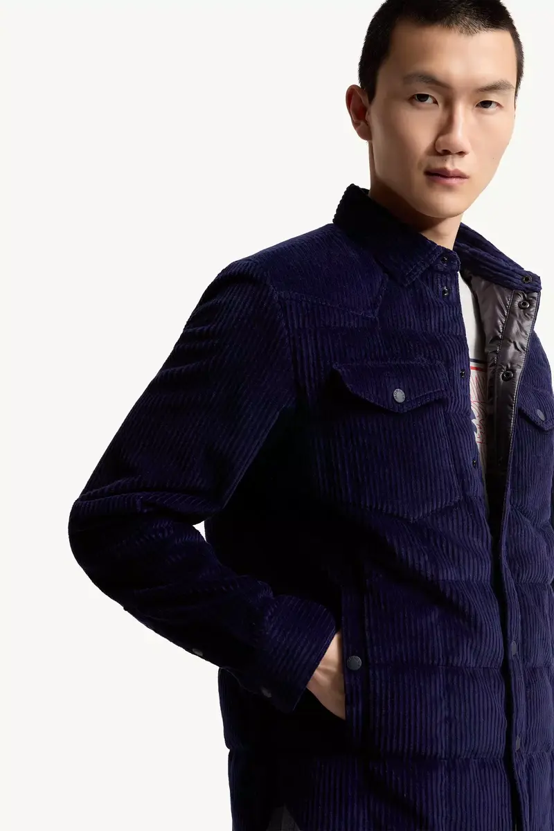 Moncler Grenoble Gelt Corduroy Down Shirt Jacket | Thumbnail 7