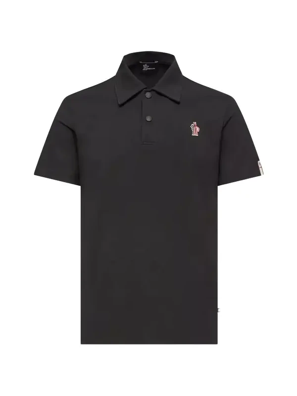 Moncler Grenoble Logo Patch Polo Shirt