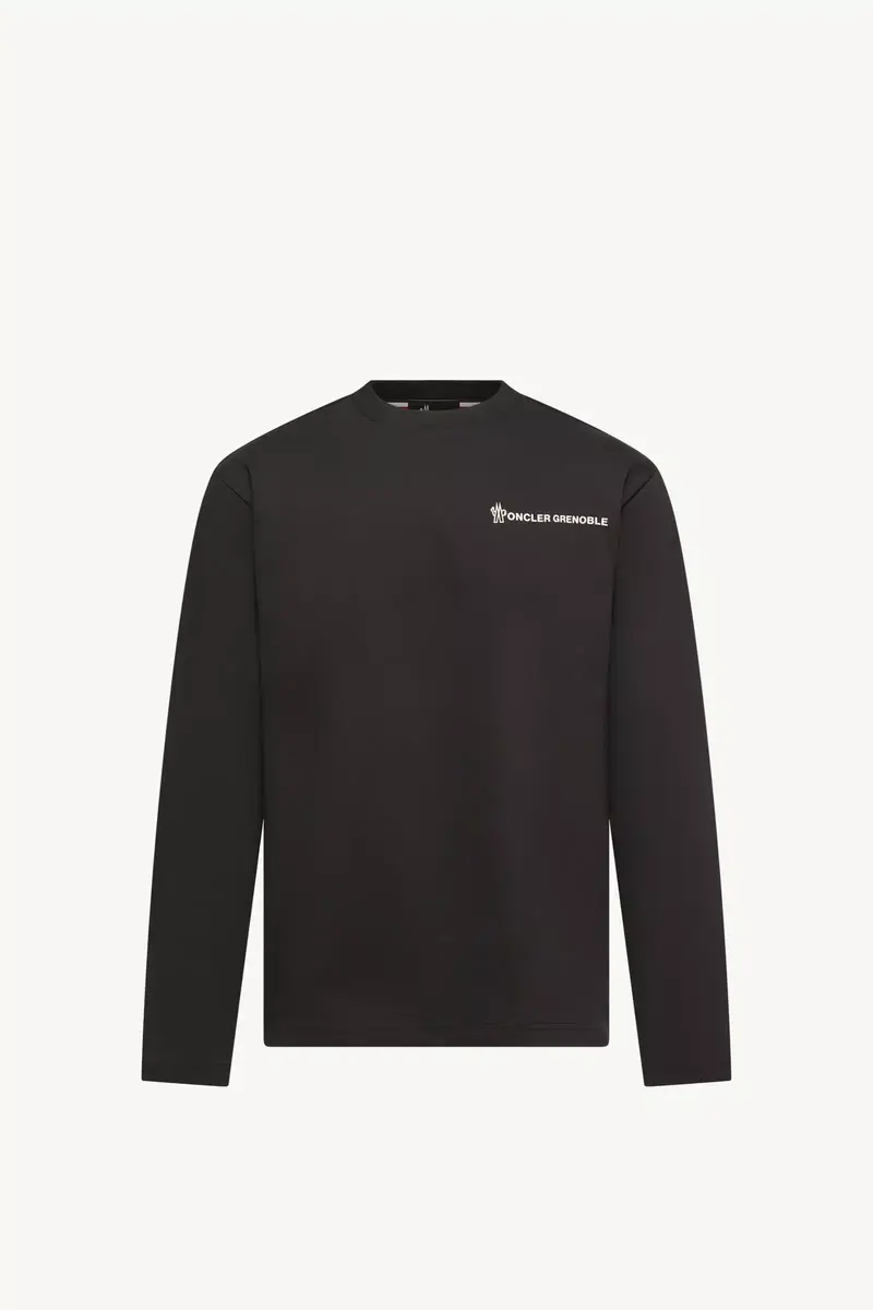 Moncler Grenoble Logo Long Sleeve Cotton T-shirt | Thumbnail 2 Moncler Grenoble Logo Long Sleeve Cotton T-shirt | Thumbnail 2
