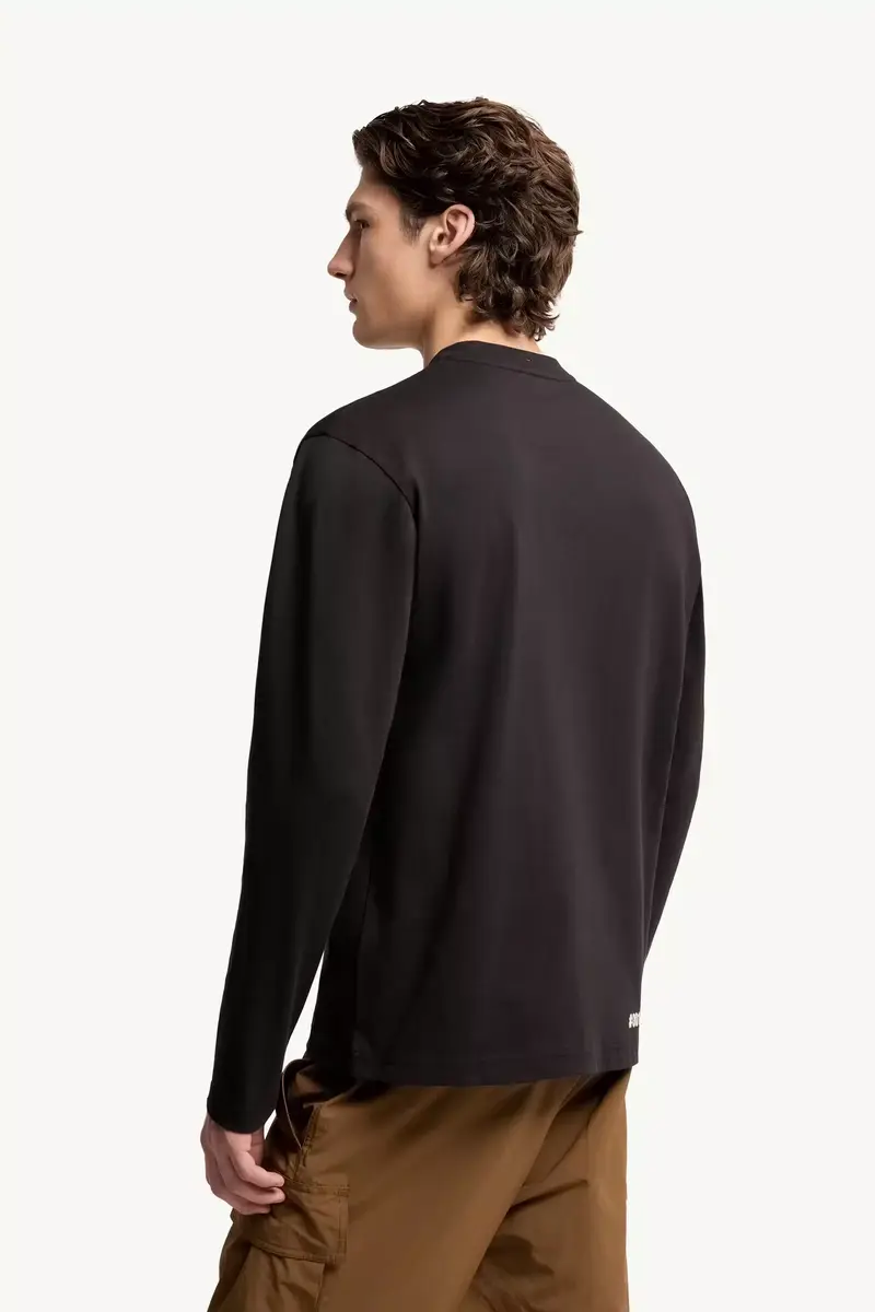 Moncler Grenoble Logo Long Sleeve Cotton T-shirt | Thumbnail 6 Moncler Grenoble Logo Long Sleeve Cotton T-shirt | Thumbnail 6