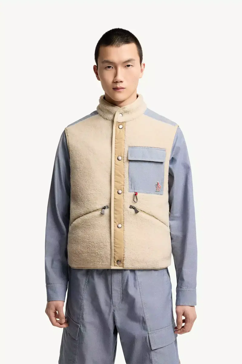 Moncler Grenoble Teddy & Chambray Vest | Thumbnail 5 Moncler Grenoble Teddy & Chambray Vest | Thumbnail 5
