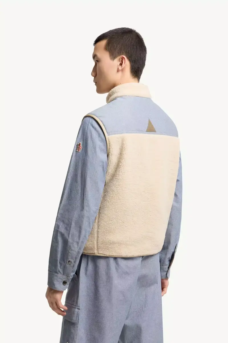 Moncler Grenoble Teddy & Chambray Vest | Thumbnail 6 Moncler Grenoble Teddy & Chambray Vest | Thumbnail 6