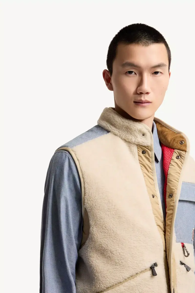 Moncler Grenoble Teddy & Chambray Vest | Thumbnail 7 Moncler Grenoble Teddy & Chambray Vest | Thumbnail 7