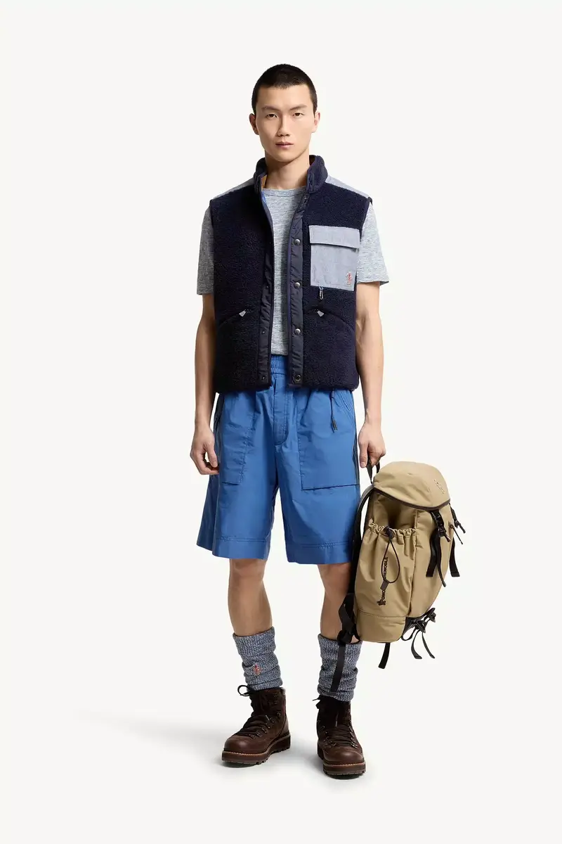 Moncler Grenoble Teddy & Chambray Vest | Thumbnail 3