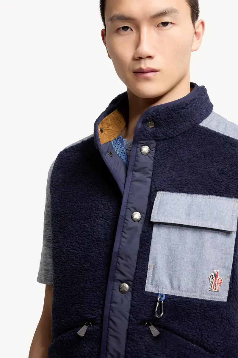 Moncler Grenoble Teddy & Chambray Vest | Thumbnail 7