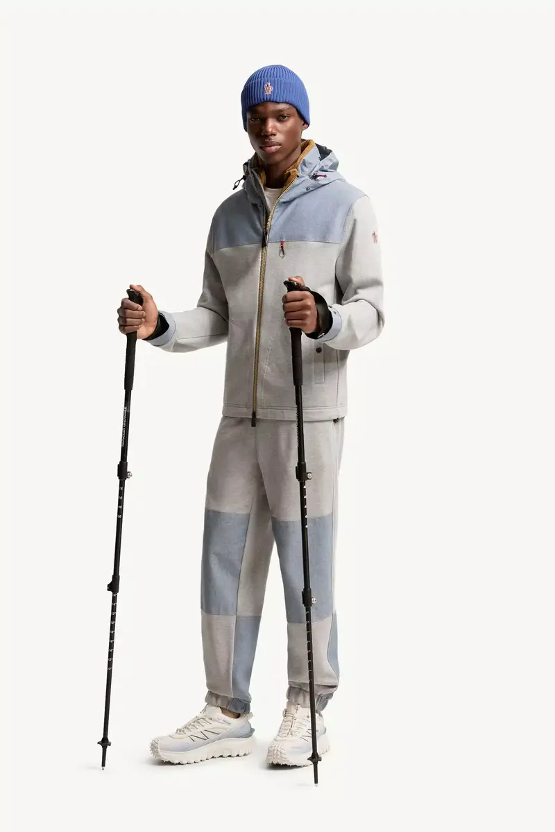 Moncler Grenoble Cotton & Chambray Sweatpants | Thumbnail 3