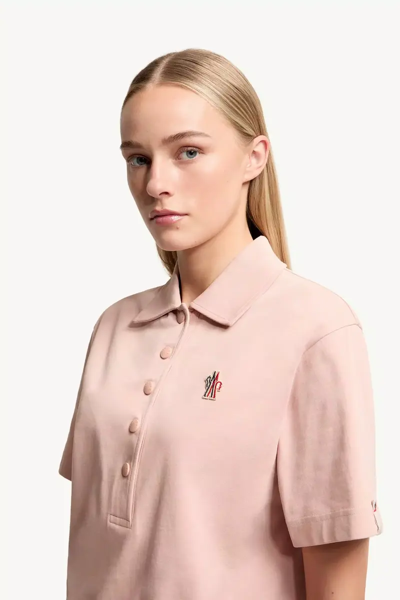 Moncler Grenoble Logo Patch Cotton Polo Shirt | Thumbnail 4 Moncler Grenoble Logo Patch Cotton Polo Shirt | Thumbnail 4