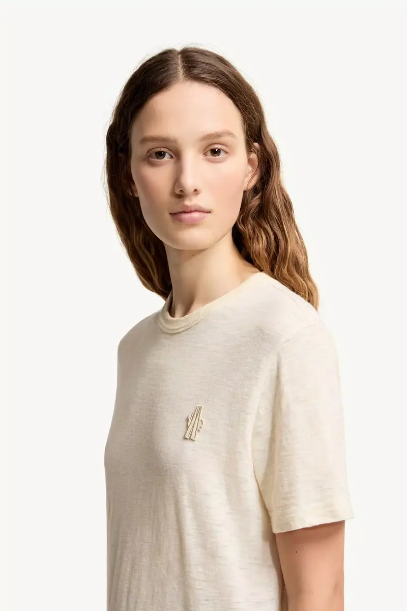 Moncler Grenoble Logo Patch Cotton T-shirt | Thumbnail 3