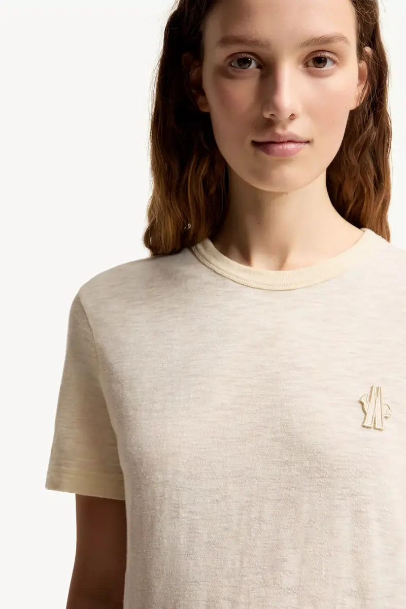 Moncler Grenoble Logo Patch Cotton T-shirt | Thumbnail 6