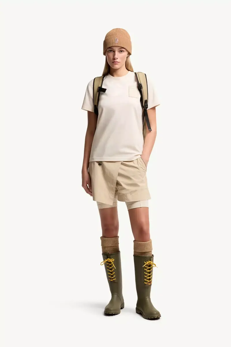 Moncler Grenoble Botanical Patch Cotton Blend T-shirt | Thumbnail 2
