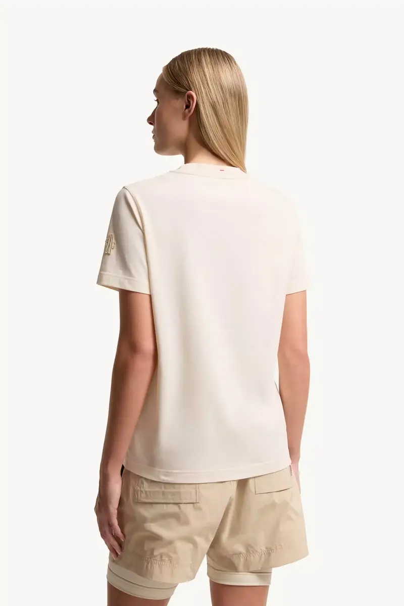 Moncler Grenoble Botanical Patch Cotton Blend T-shirt | Thumbnail 5