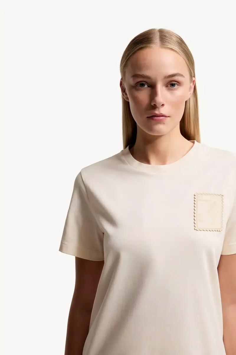 Moncler Grenoble Botanical Patch Cotton Blend T-shirt | Thumbnail 6