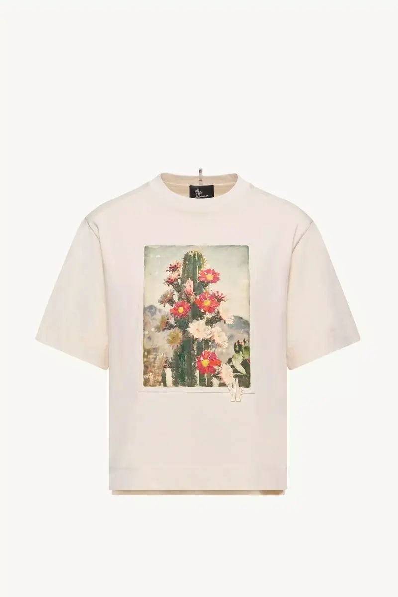 Moncler Grenoble Landscape Print Cotton T-shirt | Thumbnail 2 Moncler Grenoble Landscape Print Cotton T-shirt | Thumbnail 2