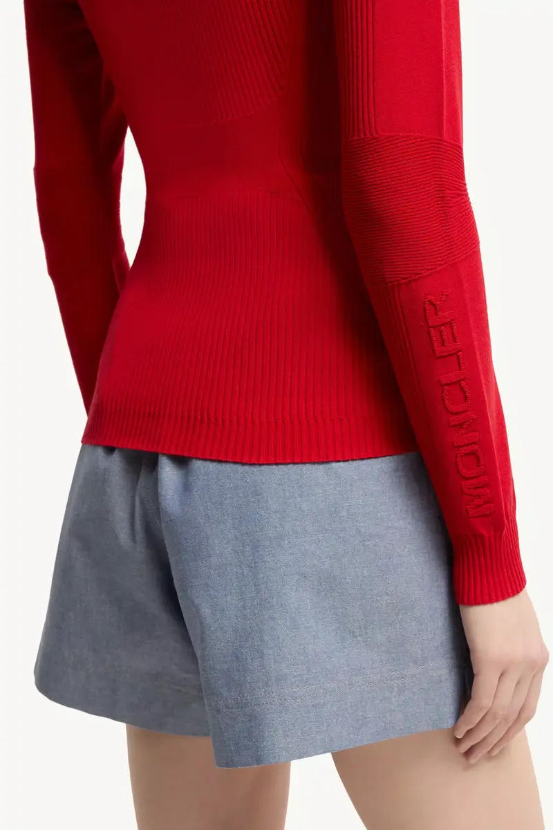 Moncler Grenoble Crêpe Viscose Blend Sweater | Thumbnail 7 Moncler Grenoble Crêpe Viscose Blend Sweater | Thumbnail 7