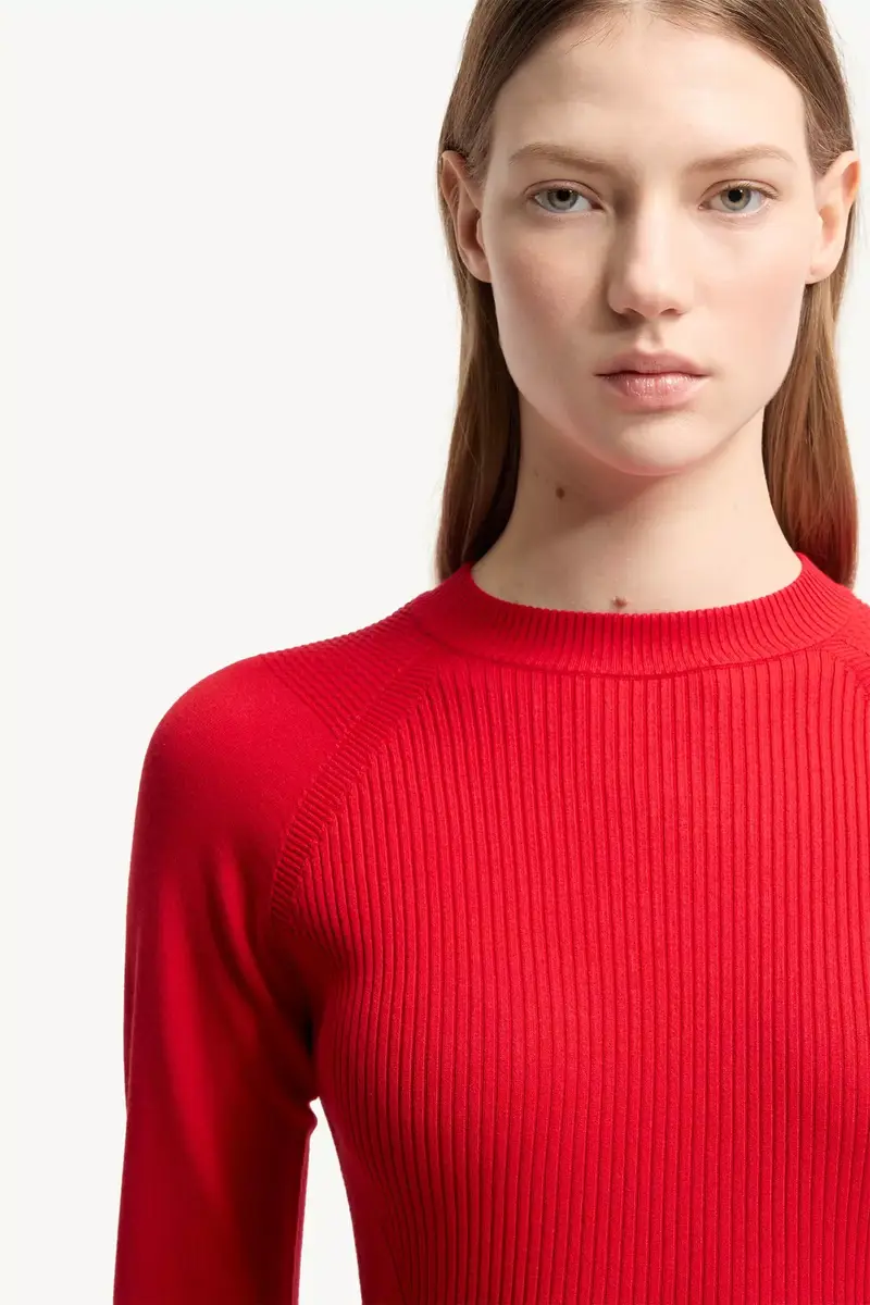 Moncler Grenoble Crêpe Viscose Blend Sweater | Thumbnail 8 Moncler Grenoble Crêpe Viscose Blend Sweater | Thumbnail 8