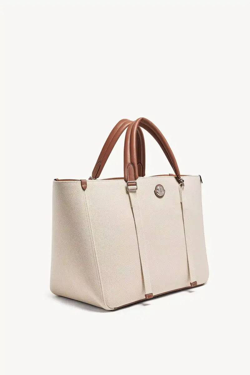 Moncler Carlo Canvas Tote Bag | Thumbnail 4 Moncler Carlo Canvas Tote Bag | Thumbnail 4