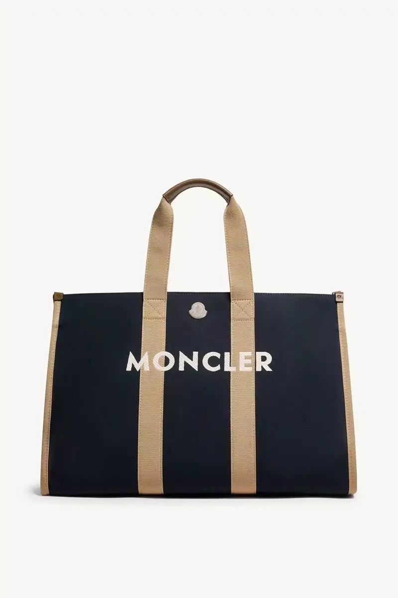 Moncler Logo Canvas Tote Bag | Thumbnail 2 Moncler Logo Canvas Tote Bag | Thumbnail 2