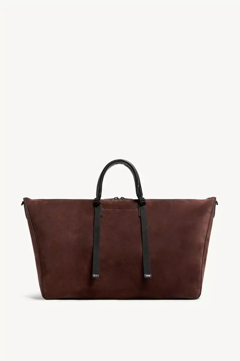 Moncler Carlo Suede Duffle Bag | Thumbnail 5 Moncler Carlo Suede Duffle Bag | Thumbnail 5