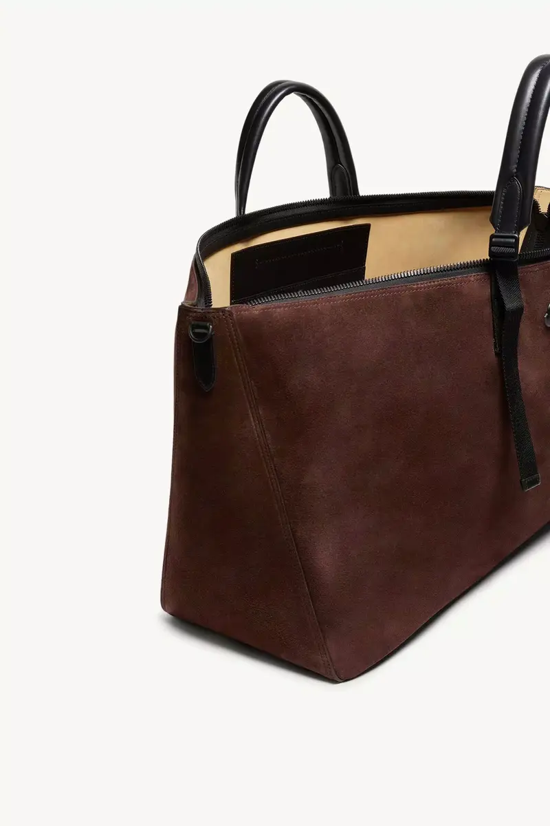 Moncler Carlo Suede Duffle Bag | Thumbnail 6 Moncler Carlo Suede Duffle Bag | Thumbnail 6