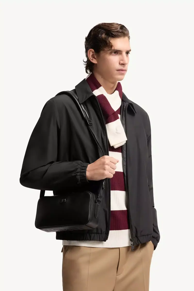 Moncler Carlo Leather Crossbody Bag | Thumbnail 3 Moncler Carlo Leather Crossbody Bag | Thumbnail 3