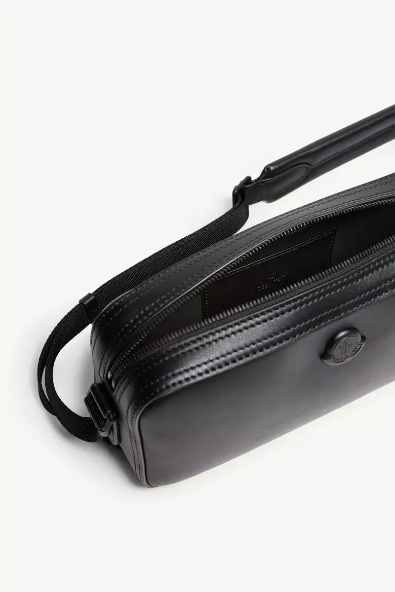 Moncler Carlo Leather Crossbody Bag | Thumbnail 6 Moncler Carlo Leather Crossbody Bag | Thumbnail 6