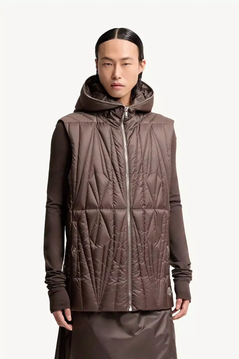 Moncler + Rick Owens Geocamo Ziplock Hooded Down Vest | Thumbnail 7 Moncler + Rick Owens Geocamo Ziplock Hooded Down Vest | Thumbnail 7