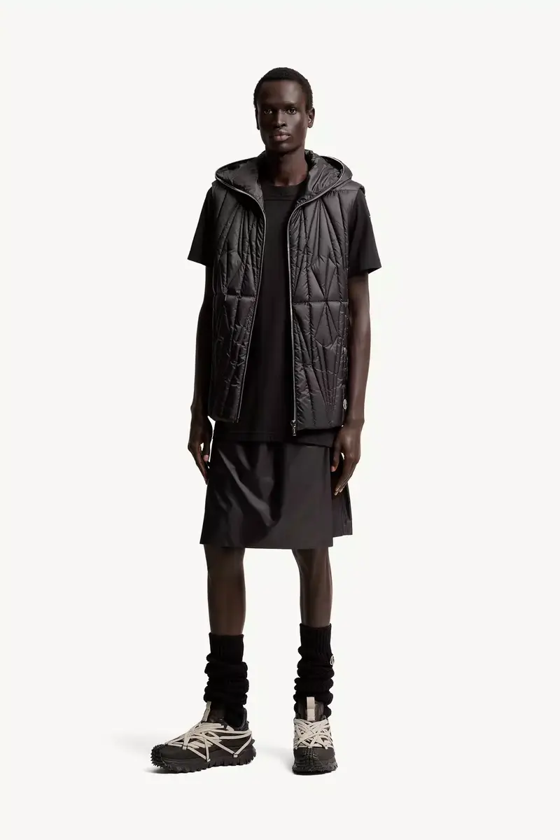 Moncler + Rick Owens Geocamo Ziplock Hooded Down Vest | Thumbnail 3 Moncler + Rick Owens Geocamo Ziplock Hooded Down Vest | Thumbnail 3
