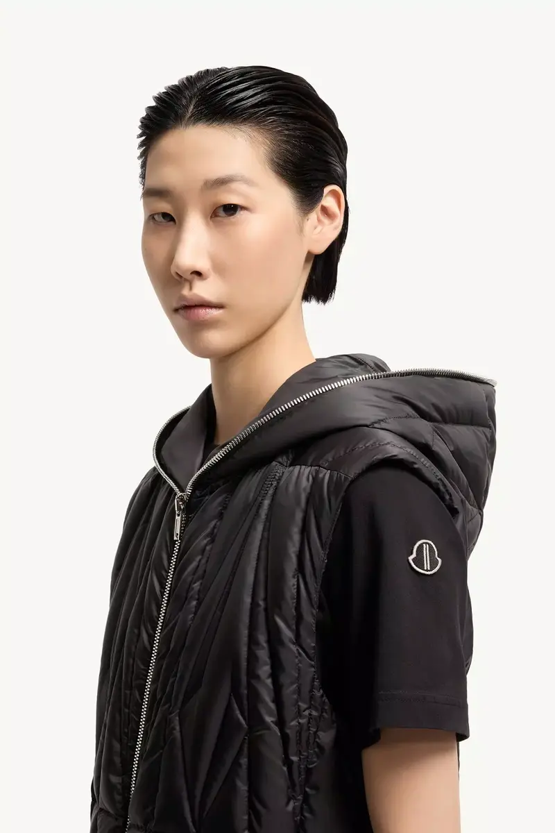 Moncler + Rick Owens Geocamo Ziplock Hooded Down Vest | Thumbnail 6 Moncler + Rick Owens Geocamo Ziplock Hooded Down Vest | Thumbnail 6