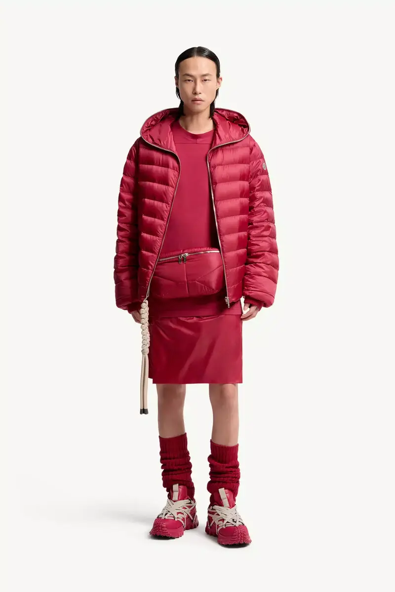Moncler + Rick Owens Ziplock Hooded Short Down Jacket | Thumbnail 4 Moncler + Rick Owens Ziplock Hooded Short Down Jacket | Thumbnail 4