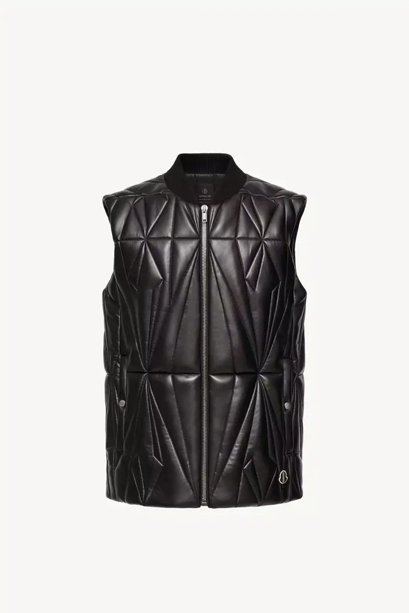 Moncler + Rick Owens Geocamo Flight Nappa Leather Vest | Thumbnail 2 Moncler + Rick Owens Geocamo Flight Nappa Leather Vest | Thumbnail 2