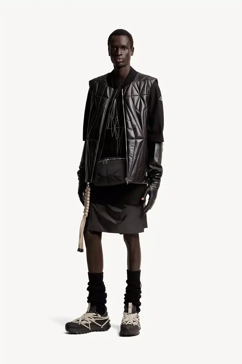 Moncler + Rick Owens Geocamo Flight Nappa Leather Vest | Thumbnail 3 Moncler + Rick Owens Geocamo Flight Nappa Leather Vest | Thumbnail 3