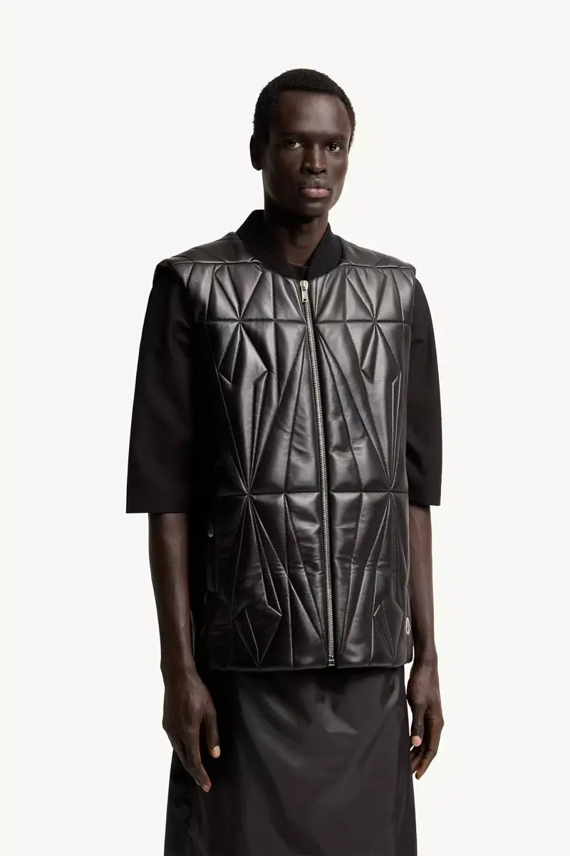 Moncler + Rick Owens Geocamo Flight Nappa Leather Vest | Thumbnail 7 Moncler + Rick Owens Geocamo Flight Nappa Leather Vest | Thumbnail 7