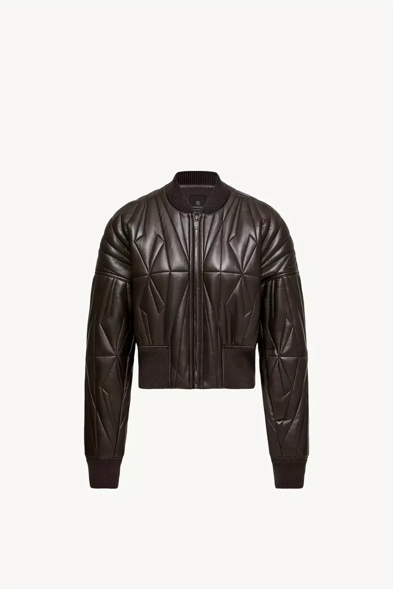 Moncler + Rick Owens Geocamo Nappa Leather Bomber Jacket | Thumbnail 2 Moncler + Rick Owens Geocamo Nappa Leather Bomber Jacket | Thumbnail 2