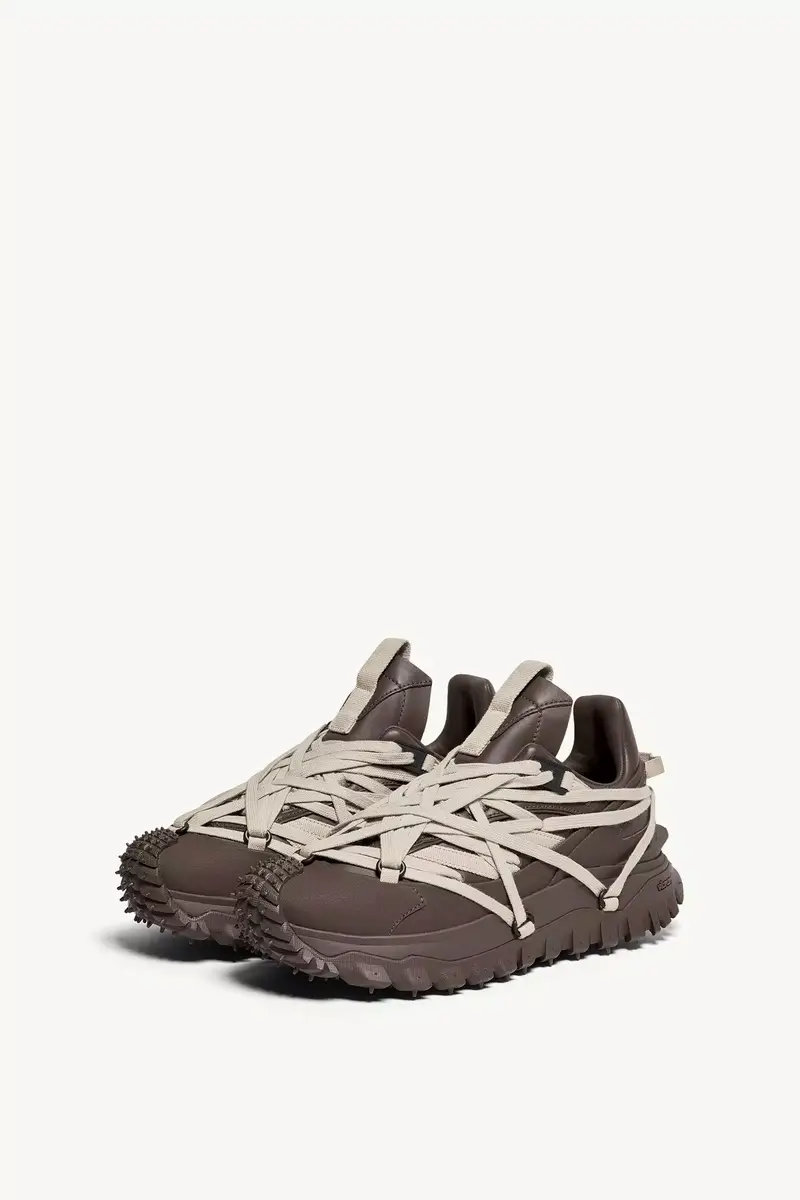 Moncler + Rick Owens Trailgrip Megalace Leather Sneakers | Thumbnail 5 Moncler + Rick Owens Trailgrip Megalace Leather Sneakers | Thumbnail 5