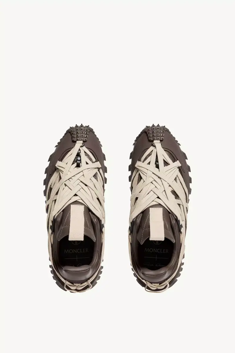 Moncler + Rick Owens Trailgrip Megalace Leather Sneakers | Thumbnail 7 Moncler + Rick Owens Trailgrip Megalace Leather Sneakers | Thumbnail 7