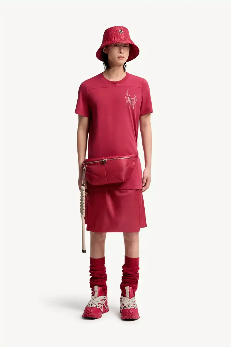 Moncler + Rick Owens Girder Cotton T-shirt | Thumbnail 3 Moncler + Rick Owens Girder Cotton T-shirt | Thumbnail 3